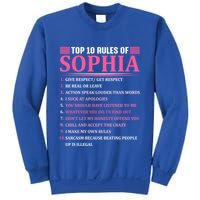 Top 10 Rules Of Sophia Sophia First Name Gift Sweatshirt