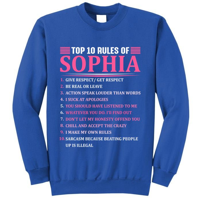 Top 10 Rules Of Sophia Sophia First Name Gift Sweatshirt