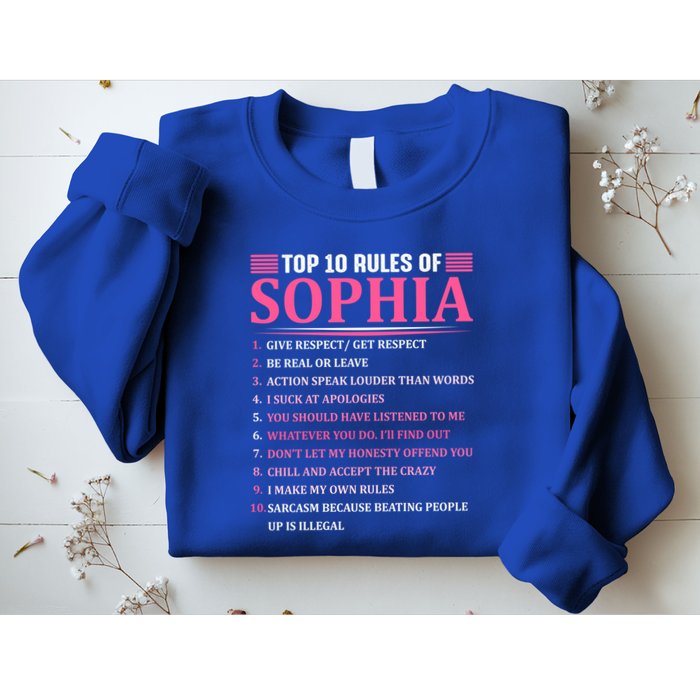 Top 10 Rules Of Sophia Sophia First Name Gift Sweatshirt