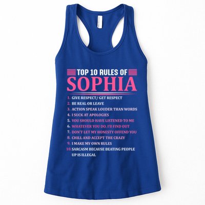 Top 10 Rules Of Sophia Sophia First Name Gift Womens Tank Top