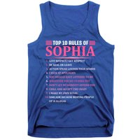 Top 10 Rules Of Sophia Sophia First Name Gift Tank Top