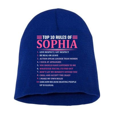 Top 10 Rules Of Sophia Sophia First Name Gift Short Acrylic Beanie