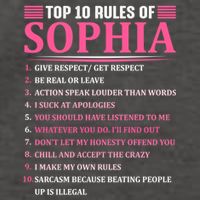 Top 10 Rules Of Sophia Sophia First Name Gift Vector Backpack