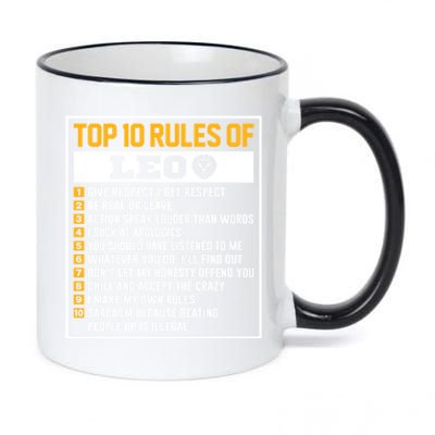 Top 10 Rules Of Leo Birthday Horoscope Gift 11oz Black Color Changing Mug