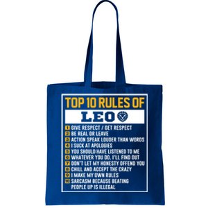 Top 10 Rules Of Leo Birthday Horoscope Gift Tote Bag