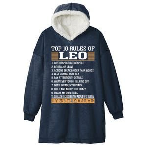 Top 10 Rules Of Leo Zodiac Give Respect Get Respect Cute Gift Hooded Wearable Blanket