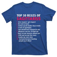 Top 10 Rules Of Sagittarius Zodiac Sign Gift T-Shirt