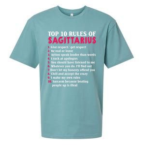 Top 10 Rules Of Sagittarius Zodiac Sign Gift Sueded Cloud Jersey T-Shirt