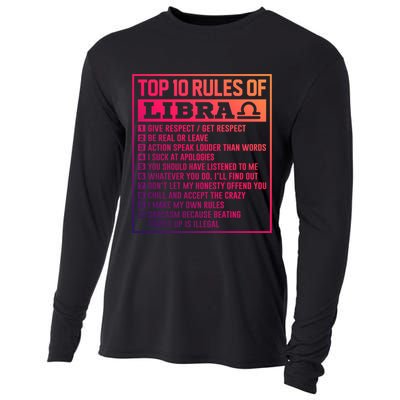 Top 10 Rules Of Libra Birthday Horoscope Gift Cooling Performance Long Sleeve Crew