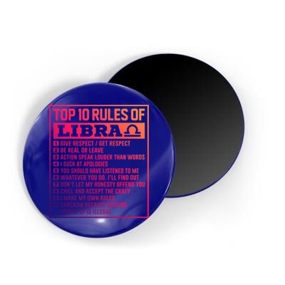 Top 10 Rules Of Libra Birthday Horoscope Gift Magnet