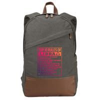 Top 10 Rules Of Libra Birthday Horoscope Gift Cotton Canvas Backpack