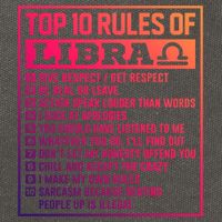 Top 10 Rules Of Libra Birthday Horoscope Gift Cotton Canvas Backpack