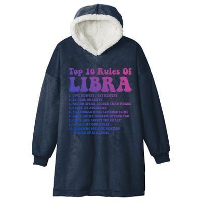 Top 10 Rules Of Libra Zodiac Funny Libra Tee Horoscope Gift Hooded Wearable Blanket