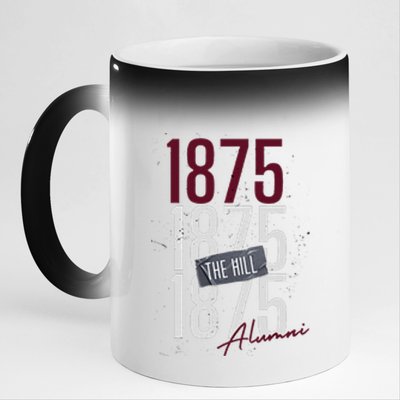 The 1875 The Hill Alumni 11oz Black Color Changing Mug