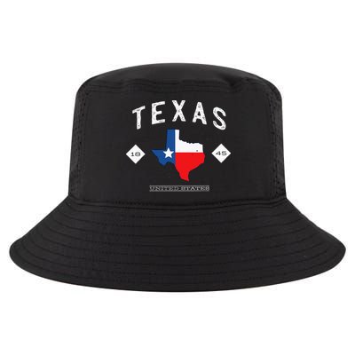Texas 1845 Vintage United States Cool Comfort Performance Bucket Hat