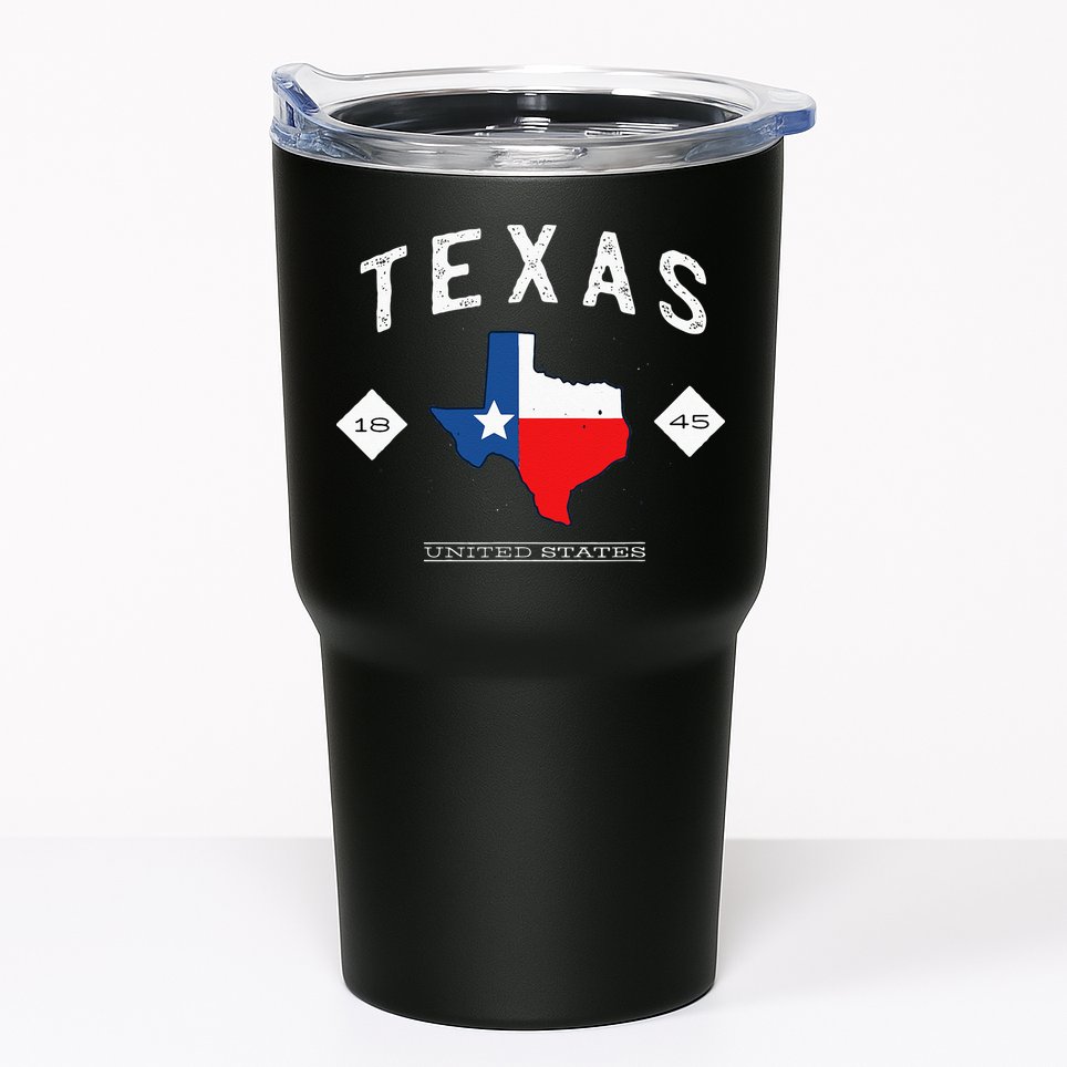 Texas 1845 Vintage United States Tumbler