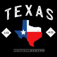 Texas 1845 Vintage United States Tie-Dye T-Shirt
