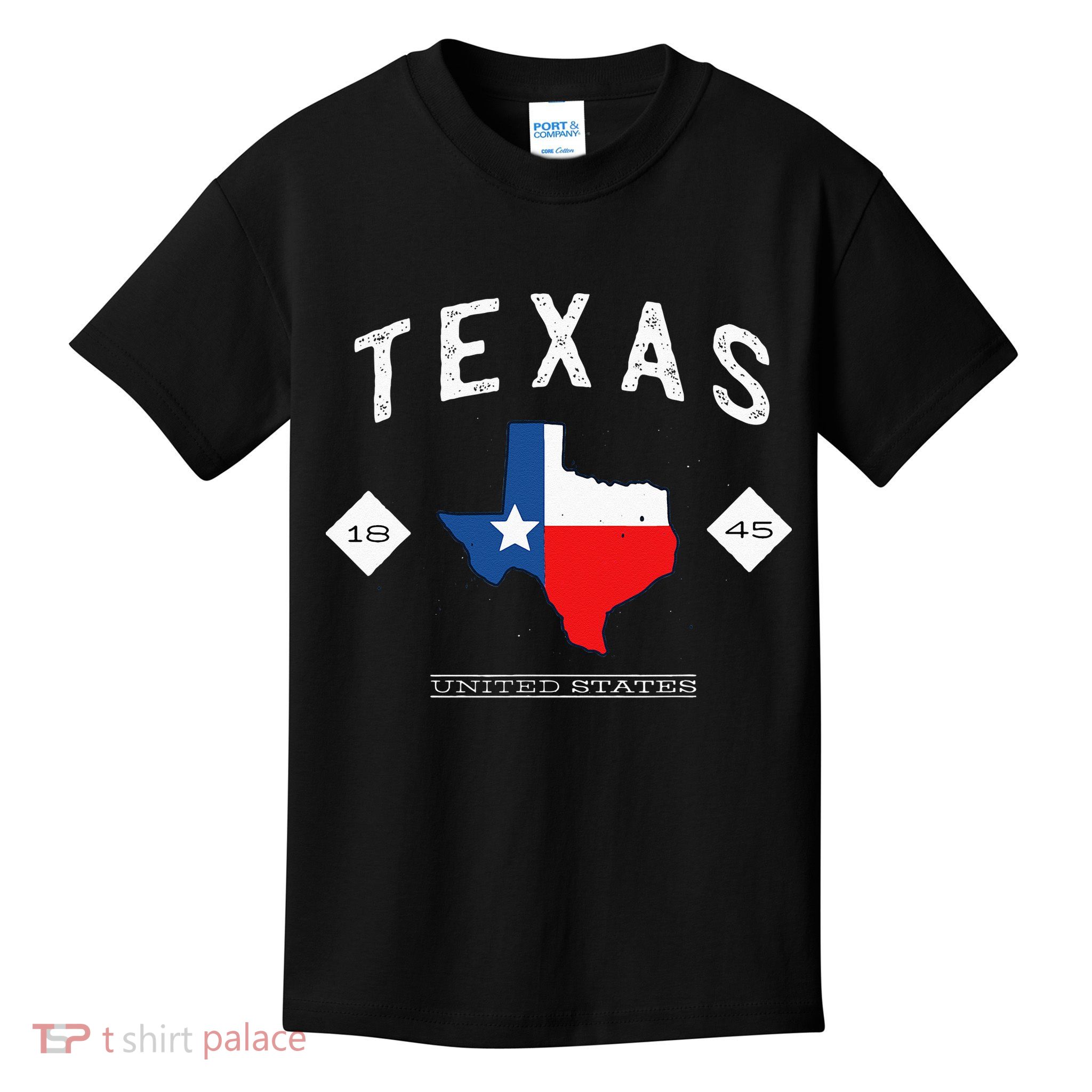 Texas 1845 Vintage United States Kids T-Shirt