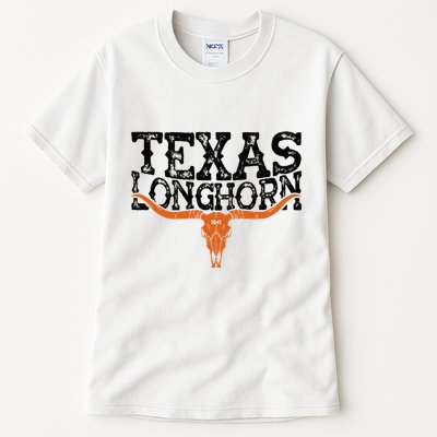 Texas 1845 Vintage Longhorn Cowboy And Rodeo Fan Tall T-Shirt