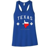 Texas 1845 Vintage United States Women's Racerback Tank