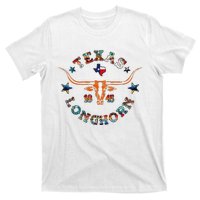 Texas 1845 Vintage Longhorn Cowboy Western Cow Mama T-Shirt