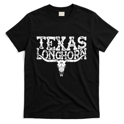 Texas 1845 Vintage Longhorn Cowboy And Rodeo Fan T-Shirt