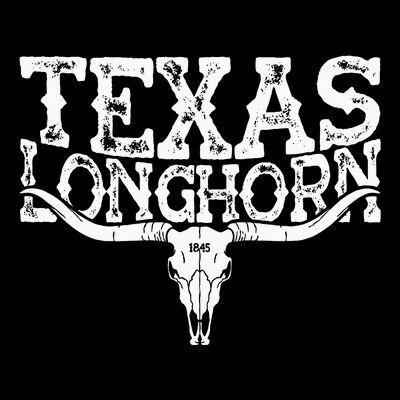 Texas 1845 Vintage Longhorn Cowboy And Rodeo Fan T-Shirt