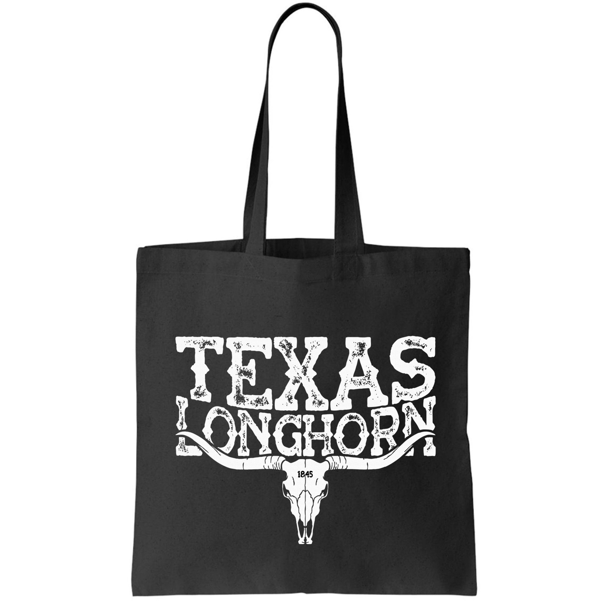 Texas 1845 Vintage Longhorn Cowboy And Rodeo Fan Bag