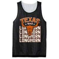 Texas 1845 Vintage Longhorn Western Mesh Reversible Basketball Jersey Tank