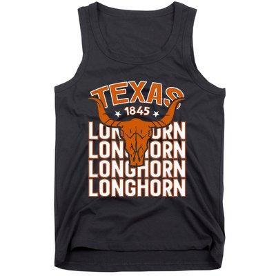 Texas 1845 Vintage Longhorn Western Tank Top