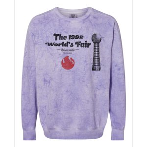 The 1982 Worlds Fair In Knoxville Tennessee Colorblast Crewneck Sweatshirt