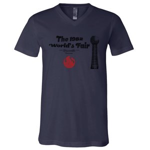 The 1982 Worlds Fair In Knoxville Tennessee V-Neck T-Shirt