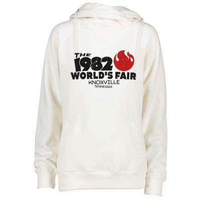 The 1982 Worlds Fair In Knoxville Tennessee Womens Funnel Neck Pullover Hood