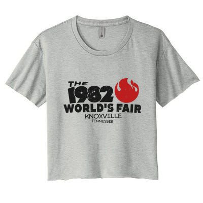 The 1982 Worlds Fair In Knoxville Tennessee Women's Crop Top Tee