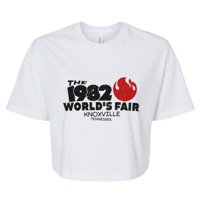 The 1982 Worlds Fair In Knoxville Tennessee Bella+Canvas Jersey Crop Tee