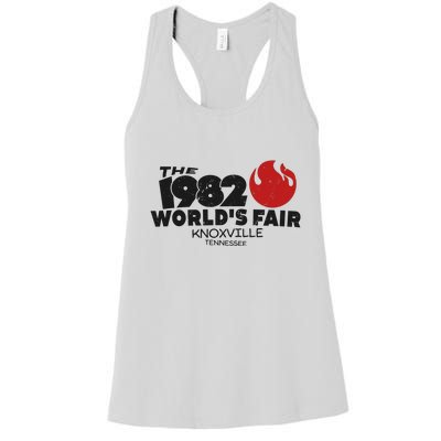 The 1982 Worlds Fair In Knoxville Tennessee Women's Racerback Tank