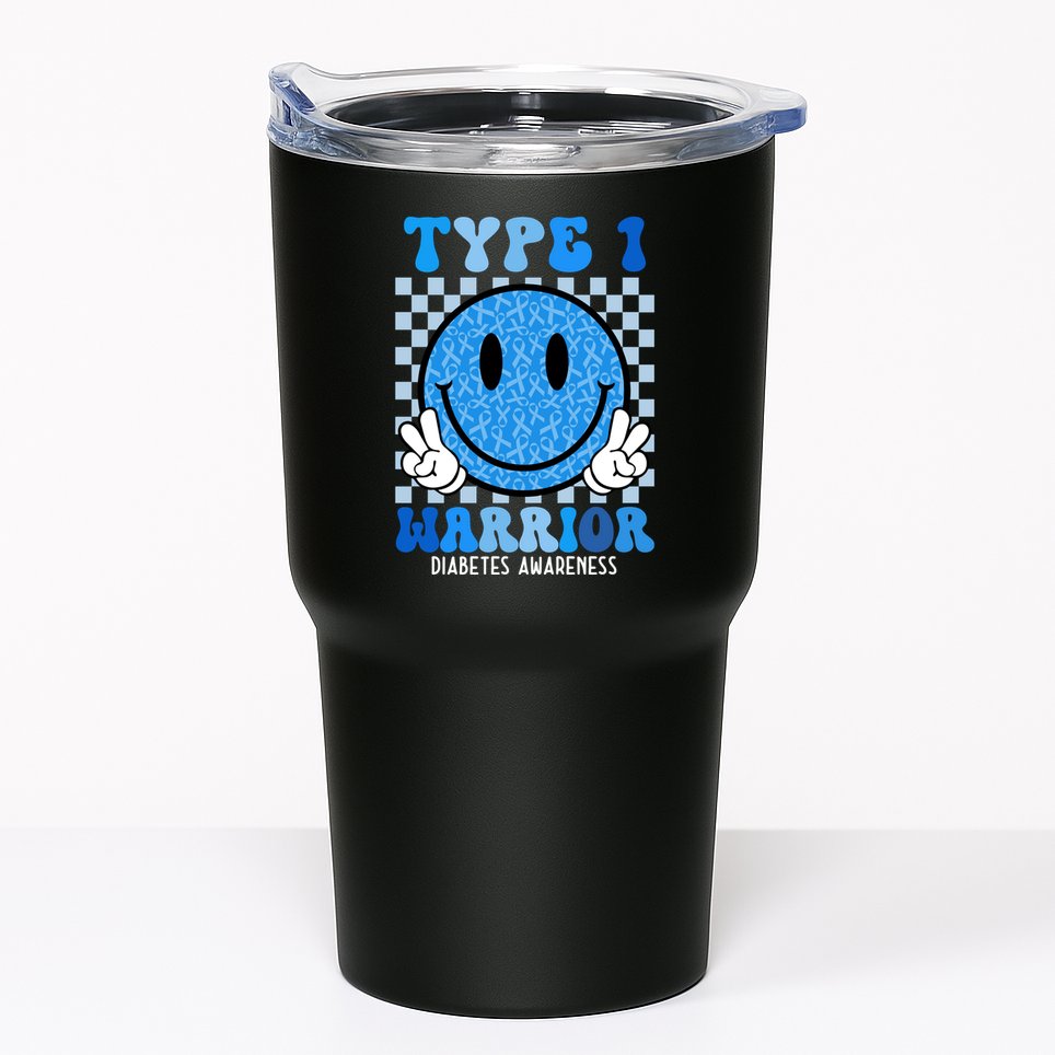 Type 1 Warrior Diabetes Awareness Tumbler