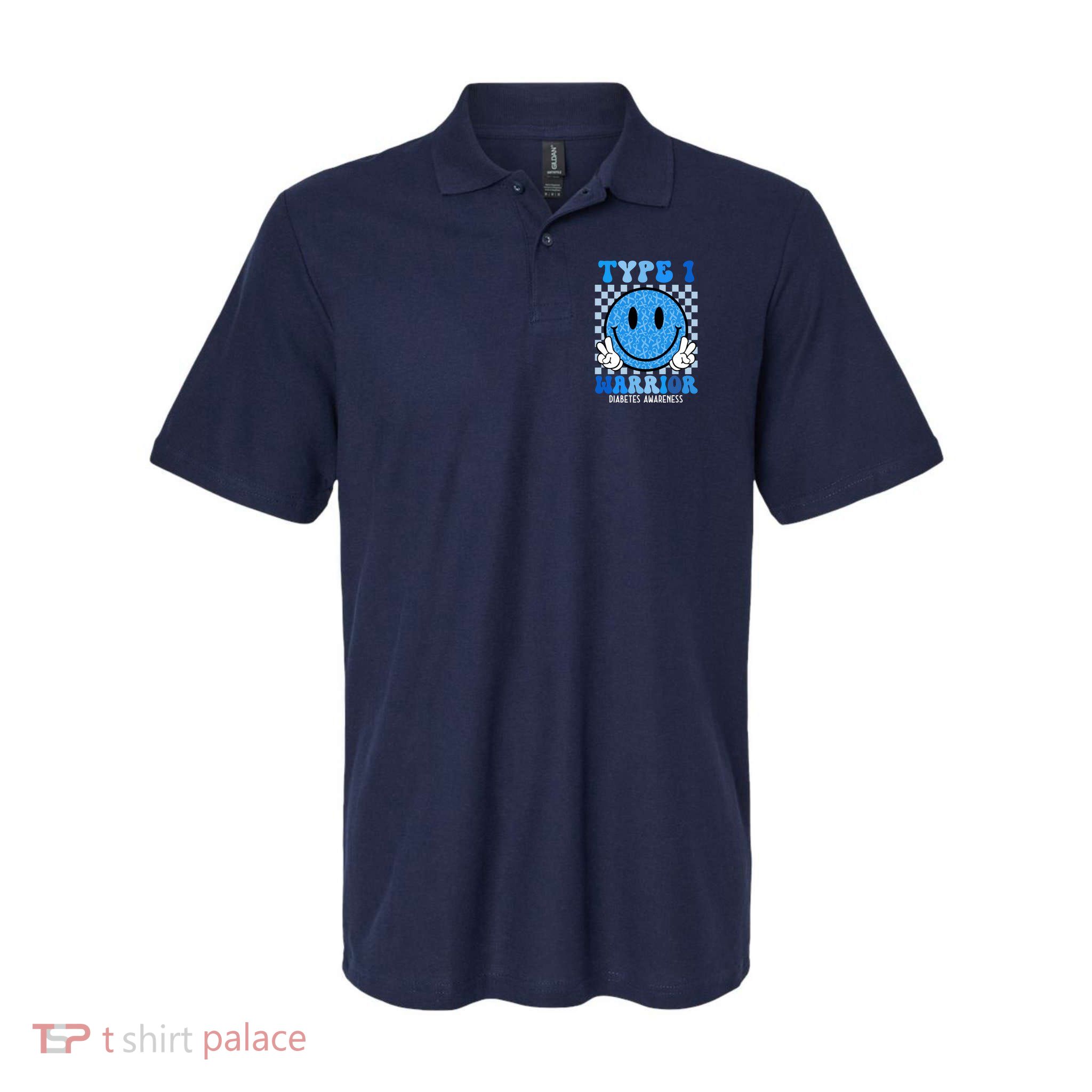 Type 1 Warrior Diabetes Awareness Polo