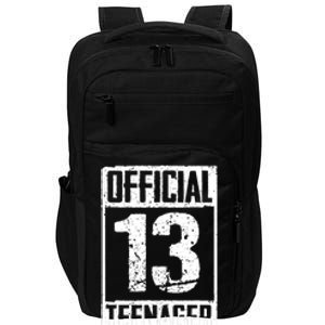 Teenager 13 Years Old Gifts 13th Birthday Boy Girl Impact Tech Backpack