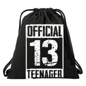 Teenager 13 Years Old Gifts 13th Birthday Boy Girl Drawstring Bag