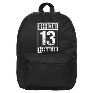 Teenager 13 Years Old Gifts 13th Birthday Boy Girl 16 in Basic Backpack