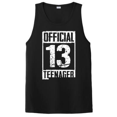 Teenager 13 Years Old Gifts 13th Birthday Boy Girl PosiCharge Competitor Tank