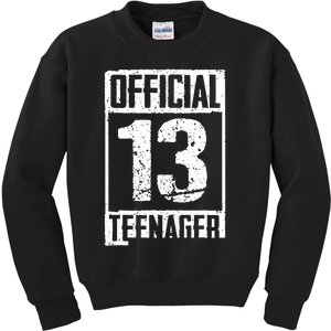 Teenager 13 Years Old Gifts 13th Birthday Boy Girl Kids Sweatshirt