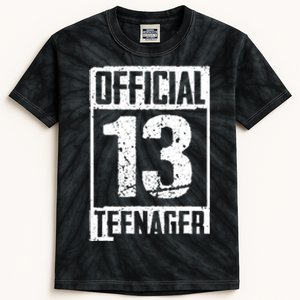 Teenager 13 Years Old Gifts 13th Birthday Boy Girl Kids Tie-Dye T-Shirt