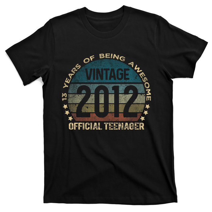 Teenager 13 Year Old Gifts Vintage 13th Birthday Gift T-Shirt