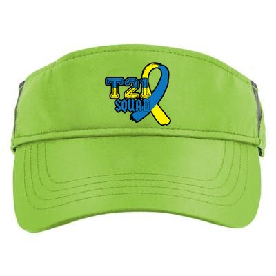 T21 Squad Down Syndrome Awareness Adult Drive Performance Visor