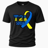 T21 Squad Down Syndrome Awareness Cooling Performance Crew T-Shirt