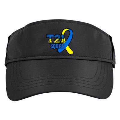 T21 Squad Down Syndrome Awareness Adult Drive Performance Visor