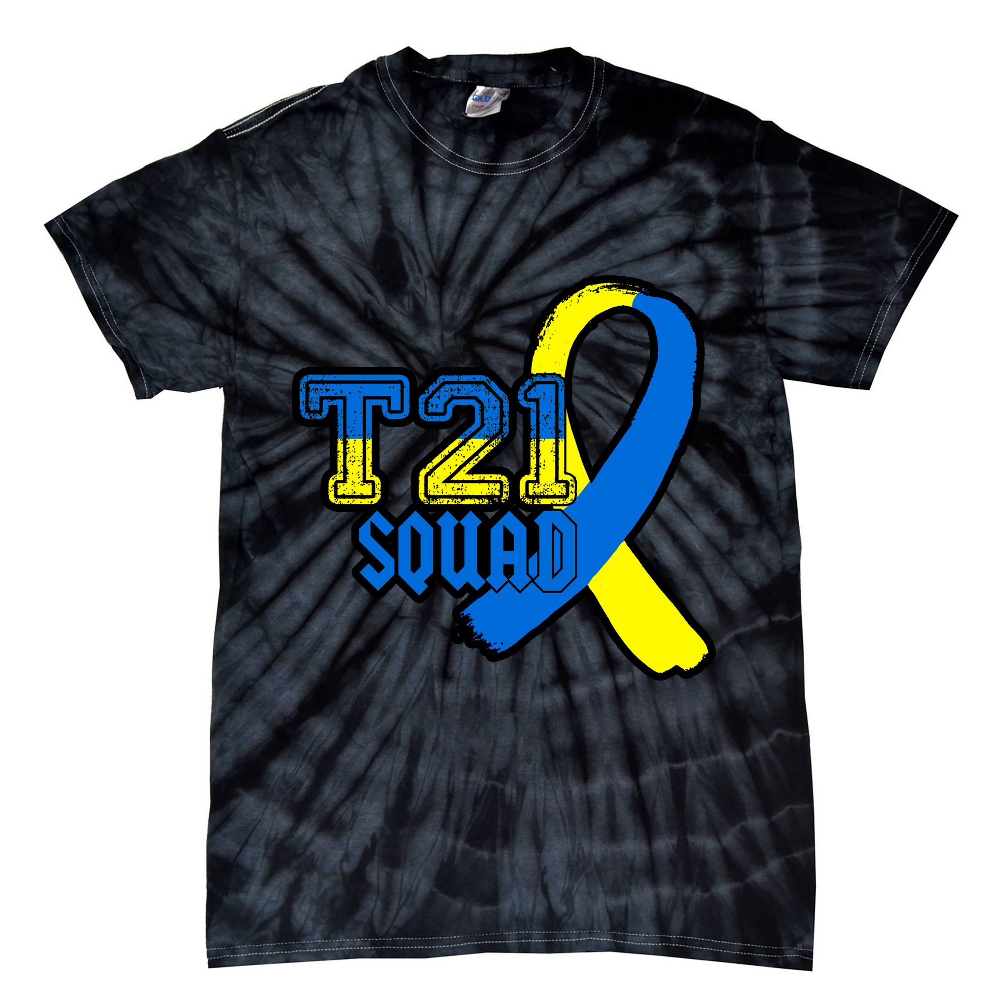 T21 Squad Down Syndrome Awareness Tie-Dye T-Shirt