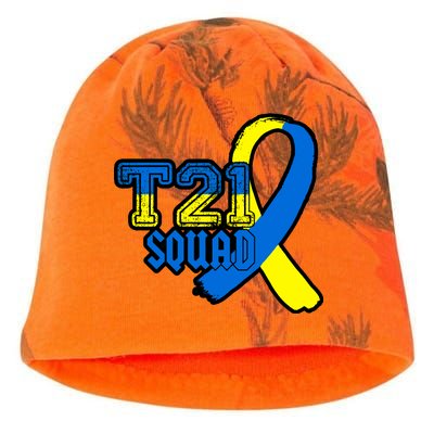 T21 Squad Down Syndrome Awareness Kati - Camo Knit Beanie